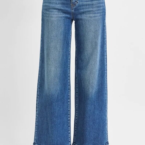 ✨NWT RISEN Full Size High Rise Ankle Wide Seam Detailed Jeans Plus Size - Picture 6 of 6